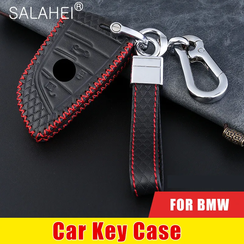 New Top Layer Leather Car Key Case Cover For BMW 1/3/5/7 Series X3 X4 M2/3/4 X1 X5 X6 F15 F16 F48 X5 F15 X6 F16 G30 G11 F48 F39
New Top Layer Leather Car Key Case Cover For BMW 1/3/5/7 Series X3 X4 M2/3/4 X1 X5 X6 F15 F16 F48 X5 F15 X6 F16 G30 G11 F48 F39