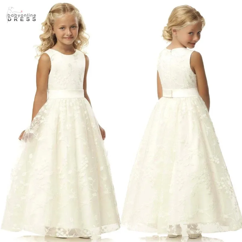 In Stock Lace Flower Girl Dresses 2019 Kids Wedding Party Pageant Gown first comunion Birthday A line White Ivory Tulle
In Stock Lace Flower Girl Dresses 2019 Kids Wedding Party Pageant Gown first comunion Birthday A line White Ivory Tulle