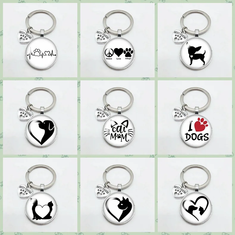 Popular New Puppy Kitten Playing Key Ring Pet Cat and Dog BEST FRIEND Pendant Fashion Keychain
Popular New Puppy Kitten Playing Key Ring Pet Cat and Dog BEST FRIEND Pendant Fashion Keychain