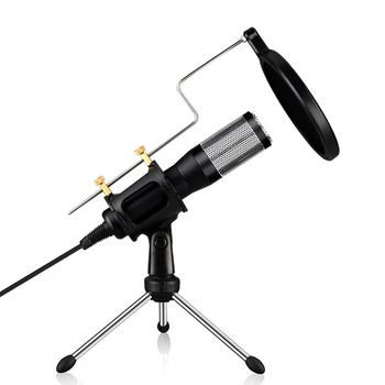 Professional Condenser Microphone Studio Recording USB Microphone Karaoke Mic with Stand for Computer Laptop PC
Professional Condenser Microphone Studio Recording USB Microphone Karaoke Mic with Stand for Computer Laptop PC