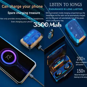 2020 Waterproof 3500 Mah Power Bank True Wireless Bluetooth Earphone LED Display Stereo Bass Earbud TWS In Ear Sport Headset MIC 
2020 Waterproof 3500 Mah Power Bank True Wireless Bluetooth Earphone LED Display Stereo Bass Earbud TWS In Ear Sport Headset MIC