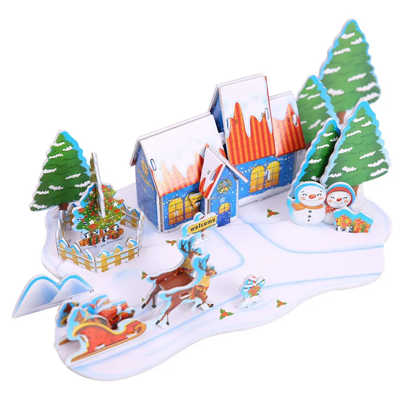 3D Christmas Puzzle Kits Foam Board Educational Toys New Year Kids Toys For Children Christmas Gift Christmas Crafts Decorations
3D Christmas Puzzle Kits Foam Board Educational Toys New Year Kids Toys For Children Christmas Gift Christmas Crafts Decorations