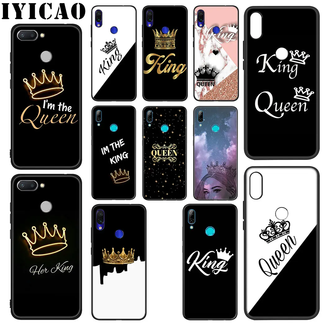 IYICAO King Queen Luxury Soft Case for Xiaomi Redmi Note 5 6 7 8 Pro 5A Prime 4 4X Phone Case
IYICAO King Queen Luxury Soft Case for Xiaomi Redmi Note 5 6 7 8 Pro 5A Prime 4 4X Phone Case