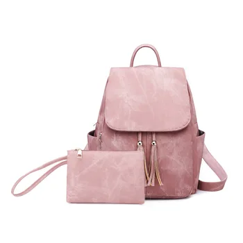 Fashion Women's Bag New Trend PU Leather Women's Backpack Pure Color Soft Surface Shell Tassel Ms. Backpack 2020 New
Fashion Women's Bag New Trend PU Leather Women's Backpack Pure Color Soft Surface Shell Tassel Ms. Backpack 2020 New
