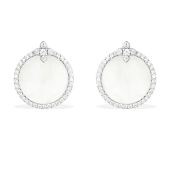 925 Sterling silver Exquisite Crystal Star Earrings Natural Mother of Pearl earring Full Zircon round geometric circle jewelry
925 Sterling silver Exquisite Crystal Star Earrings Natural Mother of Pearl earring Full Zircon round geometric circle jewelry