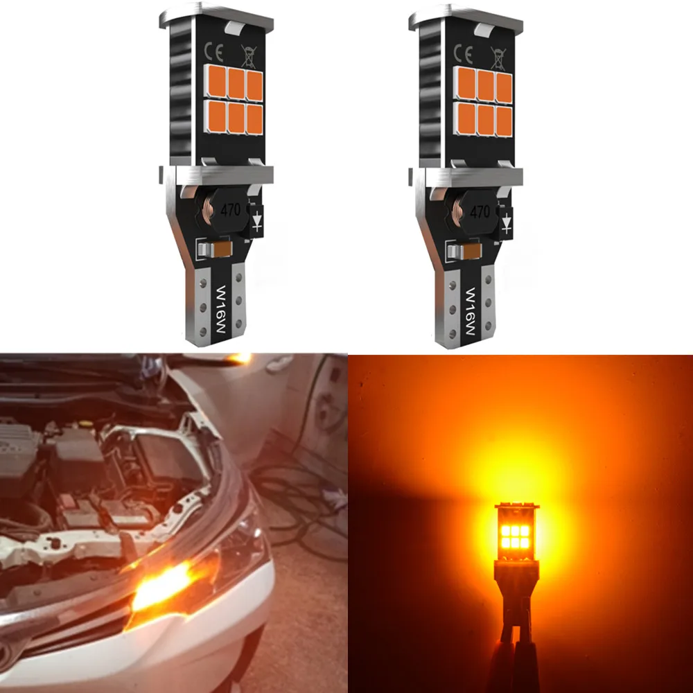 Amber Car T15 CANBUS NO ERROR Car Tail Bulb Brake Light Auto Backup Reverse Lamp DC 12V For ford focus mk2 audi a4 b6 bmw e60
Amber Car T15 CANBUS NO ERROR Car Tail Bulb Brake Light Auto Backup Reverse Lamp DC 12V For ford focus mk2 audi a4 b6 bmw e60