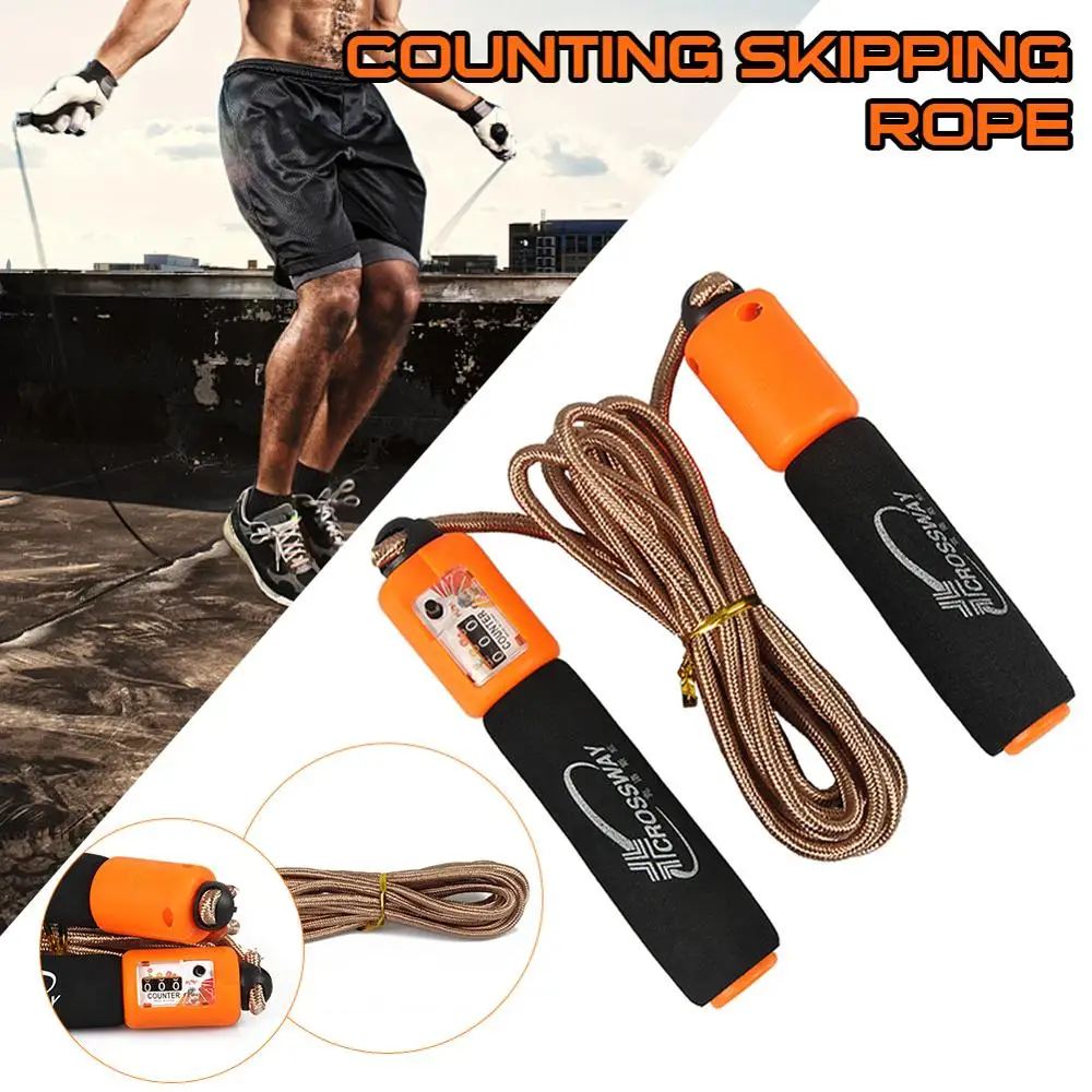 3M Counting Skipping Rope Workout Equipments Professional Sponge Jump Ropes Home Exercise
3M Counting Skipping Rope Workout Equipments Professional Sponge Jump Ropes Home Exercise