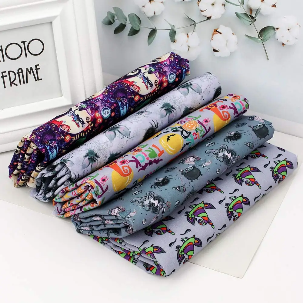 Polyester Cotton Fabric for Sewing Designer Fabric for Dress Ghost Printed Cloth Sheets Home Textile Patches 45*150cm 1pc
Polyester Cotton Fabric for Sewing Designer Fabric for Dress Ghost Printed Cloth Sheets Home Textile Patches 45*150cm 1pc