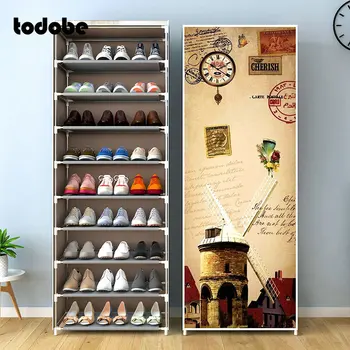 Simple Multilayer Shoe Rack Nonwoven Storage Closet Home Dorm Entryway Space-saving Shoe Stand Holder Shoe Cabinet with Zipper
Simple Multilayer Shoe Rack Nonwoven Storage Closet Home Dorm Entryway Space-saving Shoe Stand Holder Shoe Cabinet with Zipper