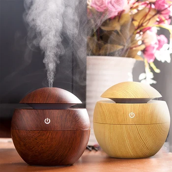 USB Ultrasonic Mini Air Humidifier Aroma Diffuser Wood Grain LED Light Electric Essential Oil Diffuser For Car Home Aromatherapy
USB Ultrasonic Mini Air Humidifier Aroma Diffuser Wood Grain LED Light Electric Essential Oil Diffuser For Car Home Aromatherapy