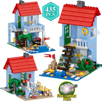 435pcs Seaside Sightseeing House My World 3 Changes Building Blocks with Small Figures Lighting Effect Bricks Kids Holiday Gift
435pcs Seaside Sightseeing House My World 3 Changes Building Blocks with Small Figures Lighting Effect Bricks Kids Holiday Gift