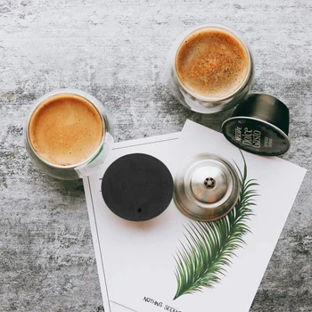 Reusable Coffee Capsule Cup Comaptible For Nescafe Dolce Gusto Lumio Refillable Filter Stainless Steel Body Original Design Lid
Reusable Coffee Capsule Cup Comaptible For Nescafe Dolce Gusto Lumio Refillable Filter Stainless Steel Body Original Design Lid