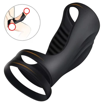 Male Cock Sleeves Enhancer Premium Three-Ring Design Stretchy Longer Harder Strong Multiple Wearing Style for Men or Couple Play
Male Cock Sleeves Enhancer Premium Three-Ring Design Stretchy Longer Harder Strong Multiple Wearing Style for Men or Couple Play