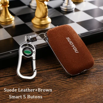 Auto Part Suede Leather 5 Button Car key case Shell For Land Rover A8 A9 Range Rover Sport Evoque Freelander 2 1 fob key Pouch
Auto Part Suede Leather 5 Button Car key case Shell For Land Rover A8 A9 Range Rover Sport Evoque Freelander 2 1 fob key Pouch