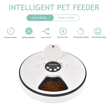 Automatic Pet Feeder LCD Smart Cat Dog Feeder Anti-Card Food Anti-Open Cover Programmable with Timer 6 Meals Per Day
Automatic Pet Feeder LCD Smart Cat Dog Feeder Anti-Card Food Anti-Open Cover Programmable with Timer 6 Meals Per Day