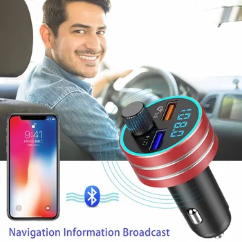 Car Mutifunctional Bluetooth FM Transmitter Wireless Handsfree Radio MP3 Player Dual USB Phone Quick Charging Adapter
Car Mutifunctional Bluetooth FM Transmitter Wireless Handsfree Radio MP3 Player Dual USB Phone Quick Charging Adapter