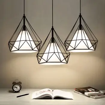 Iron Pendant Light Pendant Lamp E27 Scandinavian Minimalist Bedroom HangLamp Black Fashion Romantic Pendant Light Retro
Iron Pendant Light Pendant Lamp E27 Scandinavian Minimalist Bedroom HangLamp Black Fashion Romantic Pendant Light Retro