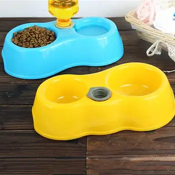Portable Pet Feeder Plastic Dual Port Automatic Feeder Water Drinking Feeding Bowls For Cats Pet Dogs Without Bottle
Portable Pet Feeder Plastic Dual Port Automatic Feeder Water Drinking Feeding Bowls For Cats Pet Dogs Without Bottle