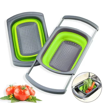 Telescopic Colander Rack,Collapsible Vegatable Basket Dish Drying Drain,Self Draining Sink Storage Basket
Telescopic Colander Rack,Collapsible Vegatable Basket Dish Drying Drain,Self Draining Sink Storage Basket