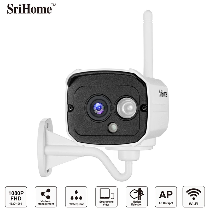 Sricam SH024 Wireless WIFI IP Camera 1080P HD 2MP AP Hotspot Onvif CCTV Waterproof Security IR Night Vision Baby Monitor Cameras
Sricam SH024 Wireless WIFI IP Camera 1080P HD 2MP AP Hotspot Onvif CCTV Waterproof Security IR Night Vision Baby Monitor Cameras