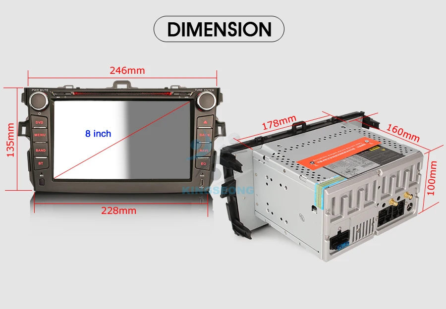 Sale 8" DAB+ Autoradio Android 9.0 for Toyota Corolla 2007-2011 Car GPS DVD Stereo Sat Nav Bluetooth MP3 USB Wifi DVB-T2 20 Sale 8" DAB+ Autoradio Android 9.0 for Toyota Corolla 2007-2011 Car GPS DVD Stereo Sat Nav Bluetooth MP3 USB Wifi DVB-T2 20