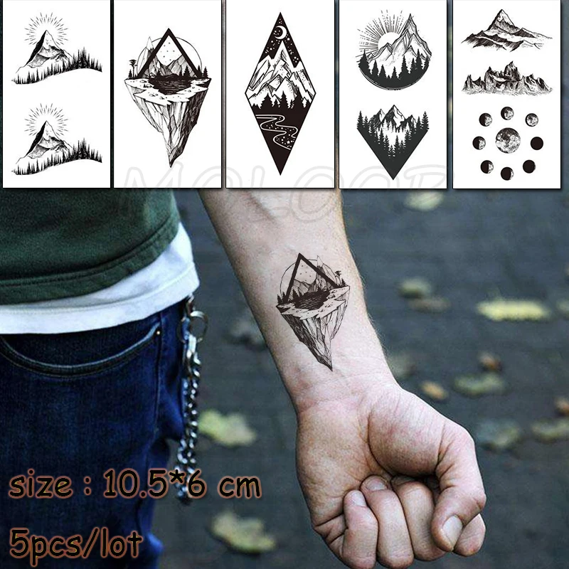 5 Pcs Temporary Tattoo Sticker planet sun mountain forest trees waterproof fake Tatto Water Tatoo art for girl woman kid man
5 Pcs Temporary Tattoo Sticker planet sun mountain forest trees waterproof fake Tatto Water Tatoo art for girl woman kid man