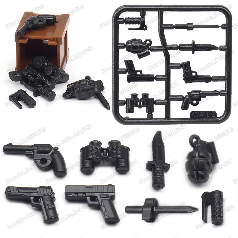 Legoinglys Figures American Military Mini Pistol Building Block Army Equipment Diy WW2 War Weapons Model Moc Christmas Gift Toys
Legoinglys Figures American Military Mini Pistol Building Block Army Equipment Diy WW2 War Weapons Model Moc Christmas Gift Toys