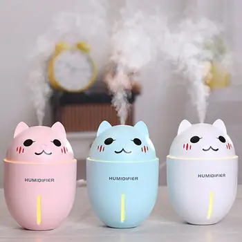 320ml 3 in 1 USB Air Ultrasonic Mist Humidifier Cat Shape LED Light Mini Fan perfect for decorating your home space for home
320ml 3 in 1 USB Air Ultrasonic Mist Humidifier Cat Shape LED Light Mini Fan perfect for decorating your home space for home