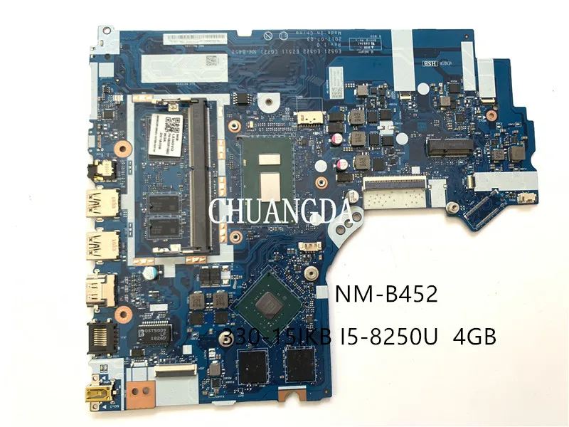 Материнская плата NM-B452 w/ i5-8250U CPU + MX150 GPU для LENOVO IDEAPAD 330-15IKB 5B20R19890 5B20P99246 5B20P99212 |