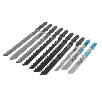 10pcs 10pcs Assorted HSS HCS T144D T244D T101B T101D T101BR T111C T127D T119BO T118A T101AO Reciprocating Jigsaw Blades Set For
10pcs 10pcs Assorted HSS HCS T144D T244D T101B T101D T101BR T111C T127D T119BO T118A T101AO Reciprocating Jigsaw Blades Set For