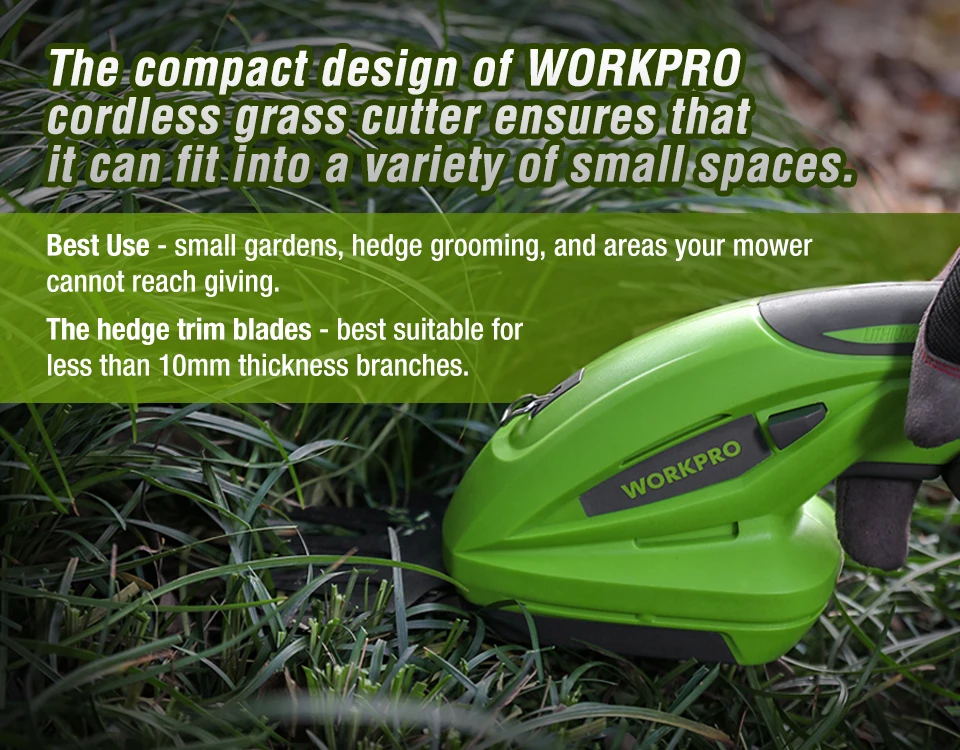 workpro cordless grass shear