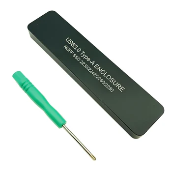 USB to SSD Adapter USB 3.0 to M.2 SSD Enclosure NGFF B KEY Mobile HDD Box Hard Disk External M2 Adapter for 2230 2242 2260 2280
USB to SSD Adapter USB 3.0 to M.2 SSD Enclosure NGFF B KEY Mobile HDD Box Hard Disk External M2 Adapter for 2230 2242 2260 2280