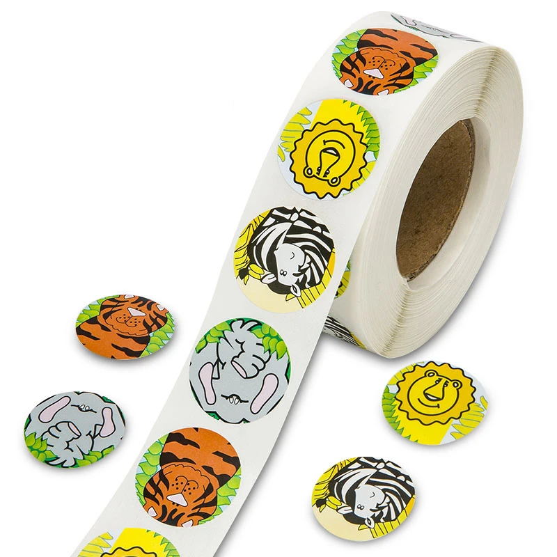 Cartoon Animals Reward Stickers Cute Sticker for Seal Labels Packing Scrapbooking Decoration Lion Tiger Elephant Zebra Decals
Cartoon Animals Reward Stickers Cute Sticker for Seal Labels Packing Scrapbooking Decoration Lion Tiger Elephant Zebra Decals