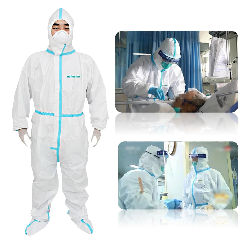 Protective Coverall Hazmat Suits Protective Overalls Against Protective Work Suit Safety Coverall with Hood Shoes Cover XL Size
Protective Coverall Hazmat Suits Protective Overalls Against Protective Work Suit Safety Coverall with Hood Shoes Cover XL Size
