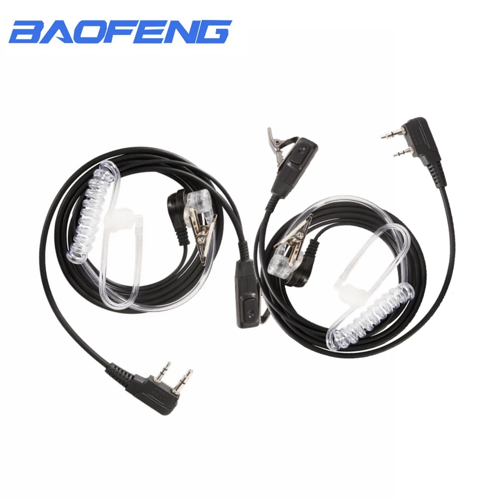 2 sets Universal Baofeng Walkie Talkie Earpiec Two Way Ham Radio Earwear Unilateral Headphone Earphone K-Plug Wired Headset
2 sets Universal Baofeng Walkie Talkie Earpiec Two Way Ham Radio Earwear Unilateral Headphone Earphone K-Plug Wired Headset