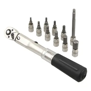 Bicycle Repair Tools Kit Torque Wrench Set Road MTB Bike Tools 1/4'' Torque Fix Set 2-24 NM
Bicycle Repair Tools Kit Torque Wrench Set Road MTB Bike Tools 1/4'' Torque Fix Set 2-24 NM