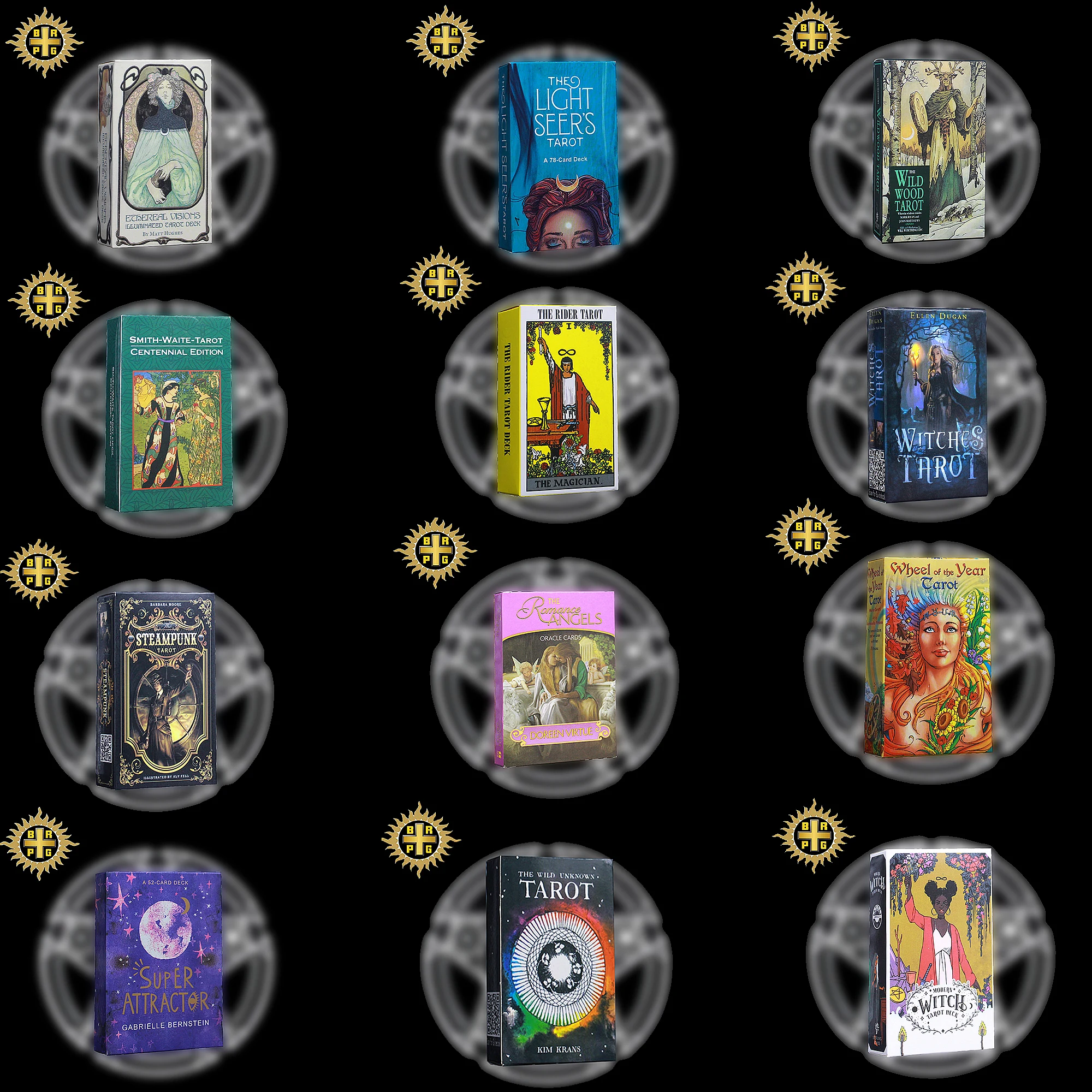 BRPG 2020 Tarot Cards Oracles Deck Mysterious Divination Tarot Deck for Women Girls Cards Game, Board Game
BRPG 2020 Tarot Cards Oracles Deck Mysterious Divination Tarot Deck for Women Girls Cards Game, Board Game