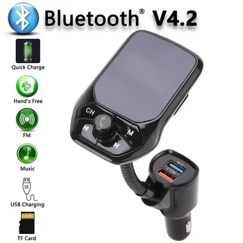 1.8 inch Display Screen Car MP3 Player Bluetooth Handsfree Call FM Transmitter Car Kit QC3.0 Fast Charge Fast Charging Socket
1.8 inch Display Screen Car MP3 Player Bluetooth Handsfree Call FM Transmitter Car Kit QC3.0 Fast Charge Fast Charging Socket