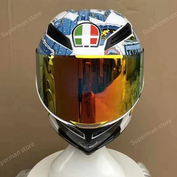 Motorcycle helmet Full Face winter snow tavullia rossi with big spoiler Motocross Racing Motobike Riding Helmet four season
Motorcycle helmet Full Face winter snow tavullia rossi with big spoiler Motocross Racing Motobike Riding Helmet four season