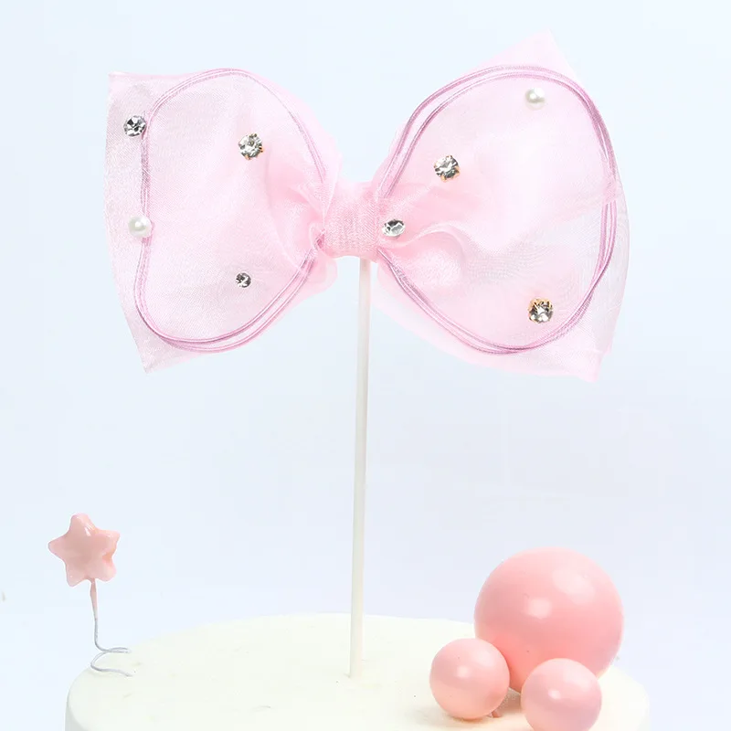 1PC Cake Decoration Plugin Translucent Yarn Bow with Diamond Cute Cake Plugin Kitchen Baking Tools Gummies Decoration Tools
1PC Cake Decoration Plugin Translucent Yarn Bow with Diamond Cute Cake Plugin Kitchen Baking Tools Gummies Decoration Tools