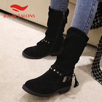 JOUIR TALONS Casual Mid-calf Round Toe Square Heels Autumn Boots Classics Zipper Pleated buckle Straps women shoes
JOUIR TALONS Casual Mid-calf Round Toe Square Heels Autumn Boots Classics Zipper Pleated buckle Straps women shoes