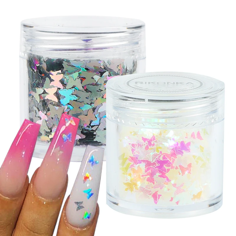 1 Box Holographic Butterfly Shape Designs Nail Glitter Flakes Maple Leaf Irregular DIY Tips Sparkly Sequins Nail Art Decorations
1 Box Holographic Butterfly Shape Designs Nail Glitter Flakes Maple Leaf Irregular DIY Tips Sparkly Sequins Nail Art Decorations