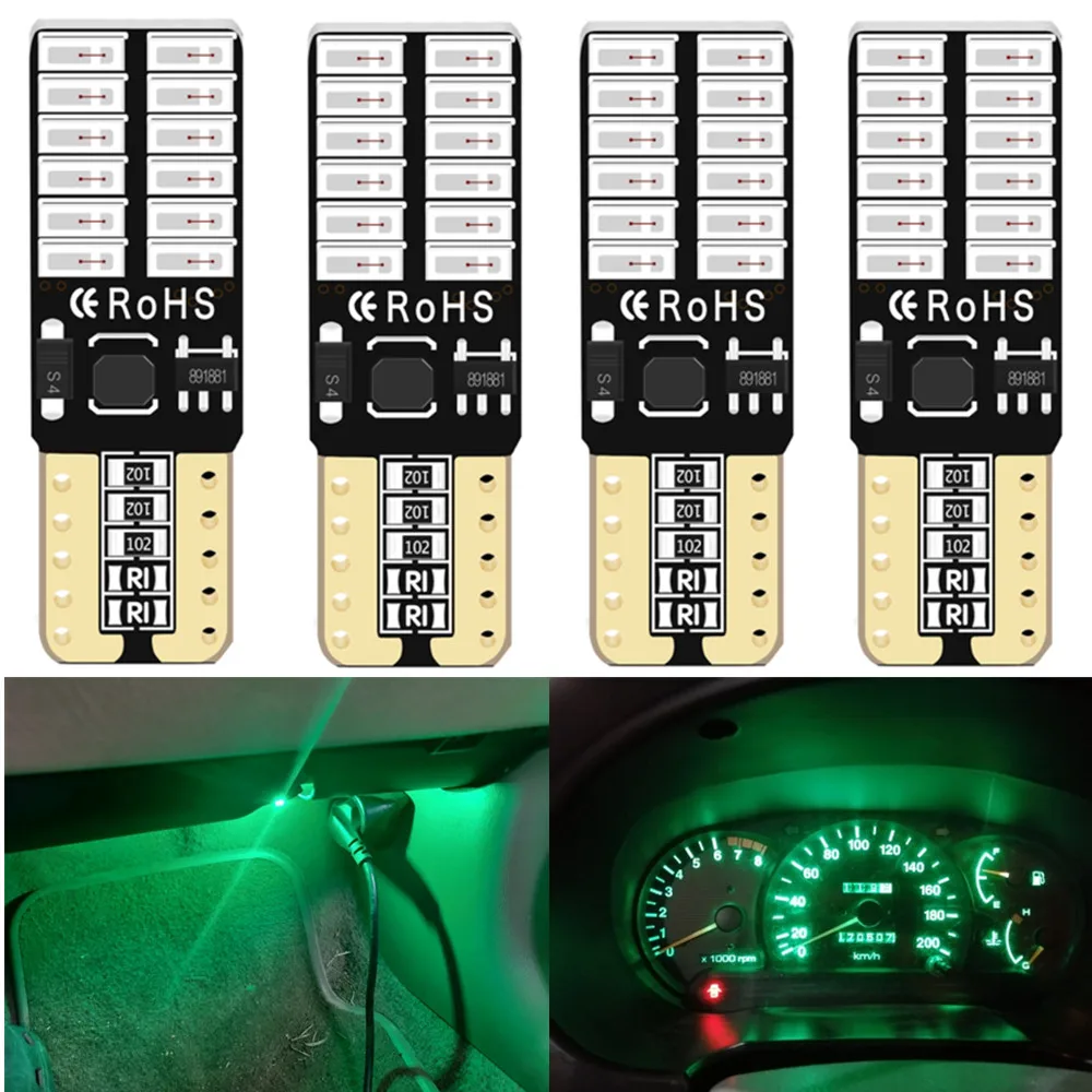 4pcs led T10 W5W LED Bulb 194 168 4014SMD White 12V LED Interior Lights Trunk Dome Lights for Honda Civic Accord CRV VW Passat
4pcs led T10 W5W LED Bulb 194 168 4014SMD White 12V LED Interior Lights Trunk Dome Lights for Honda Civic Accord CRV VW Passat