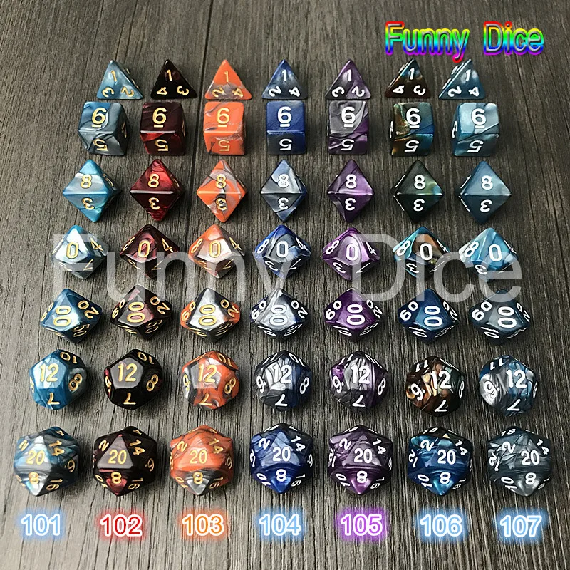 Top Quality Double Color Dice Set with Nebula effect d&d dice set d4,d6,d8,d10,d%,d12,d20 Polyhedral Dice, rpg board game
Top Quality Double Color Dice Set with Nebula effect d&d dice set d4,d6,d8,d10,d%,d12,d20 Polyhedral Dice, rpg board game