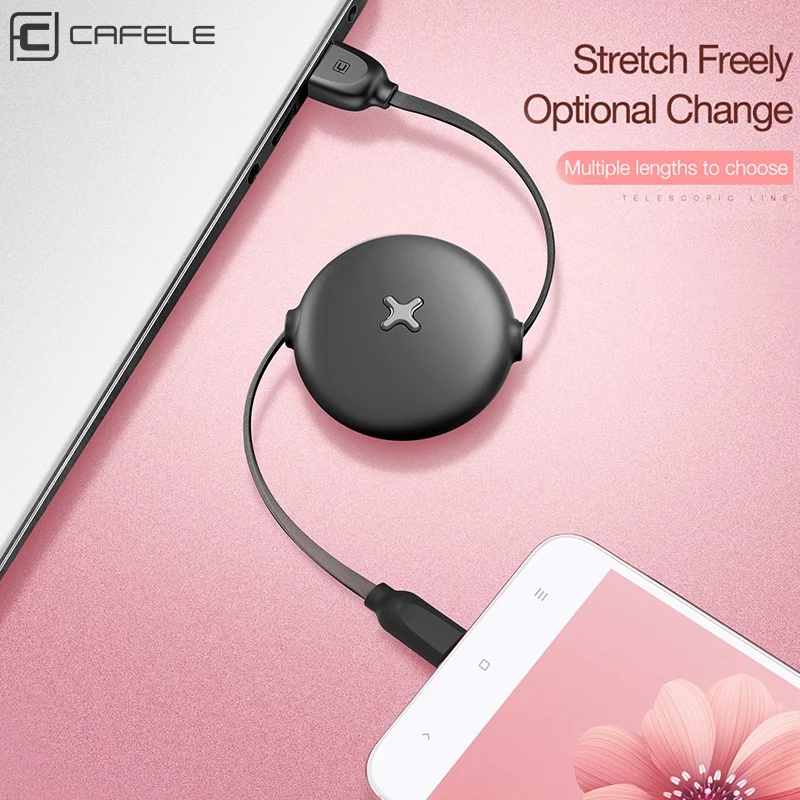 Cafele Retractable USB for ios Portable Charging Cable for iPhone XS Max XR X 8 Usb Flexible Data Sync Cable Fast Charging Cord
Cafele Retractable USB for ios Portable Charging Cable for iPhone XS Max XR X 8 Usb Flexible Data Sync Cable Fast Charging Cord
