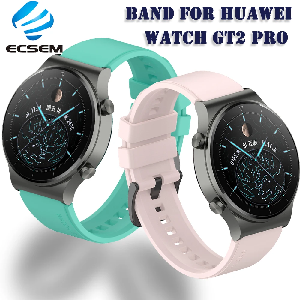 Wrist strap for Huawei Watch GT2 pro silicone bracelet band accessories replacement soft waterproof loop belt strap for GT2 pro
Wrist strap for Huawei Watch GT2 pro silicone bracelet band accessories replacement soft waterproof loop belt strap for GT2 pro