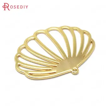 (37154)6PCS 26x32MM 24K Gold Color Brass Flower Charms Pendants High Quality Jewelry Making Supplies Diy Findings Accessories 
(37154)6PCS 26x32MM 24K Gold Color Brass Flower Charms Pendants High Quality Jewelry Making Supplies Diy Findings Accessories