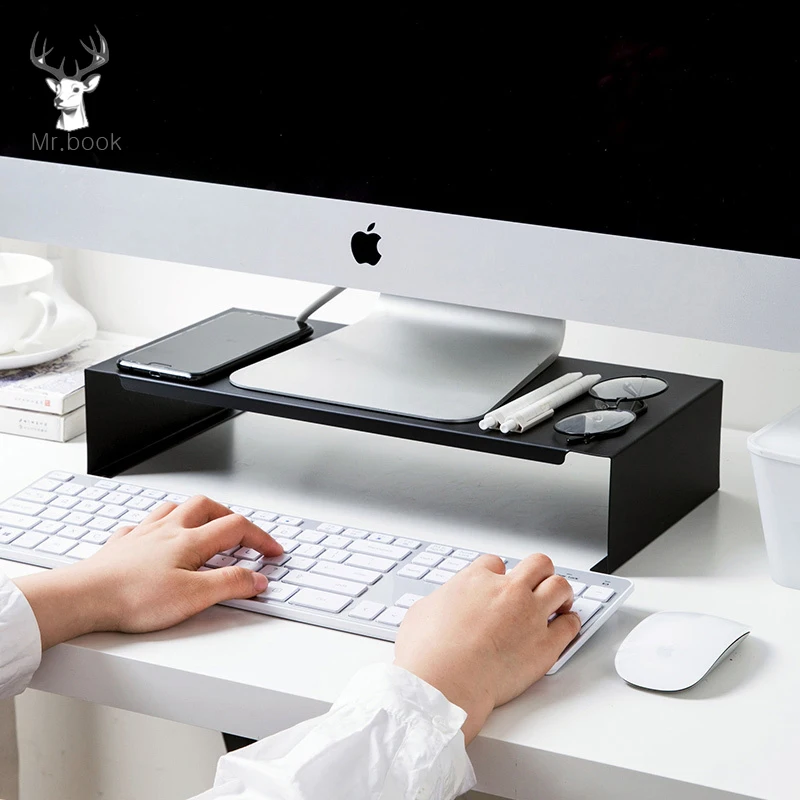 Multifunction Office Desktop Monitor Stand Computer Screen Riser Iron Desk Organizer Shelf Keyboard Cover Strong Laptop Stand
Multifunction Office Desktop Monitor Stand Computer Screen Riser Iron Desk Organizer Shelf Keyboard Cover Strong Laptop Stand