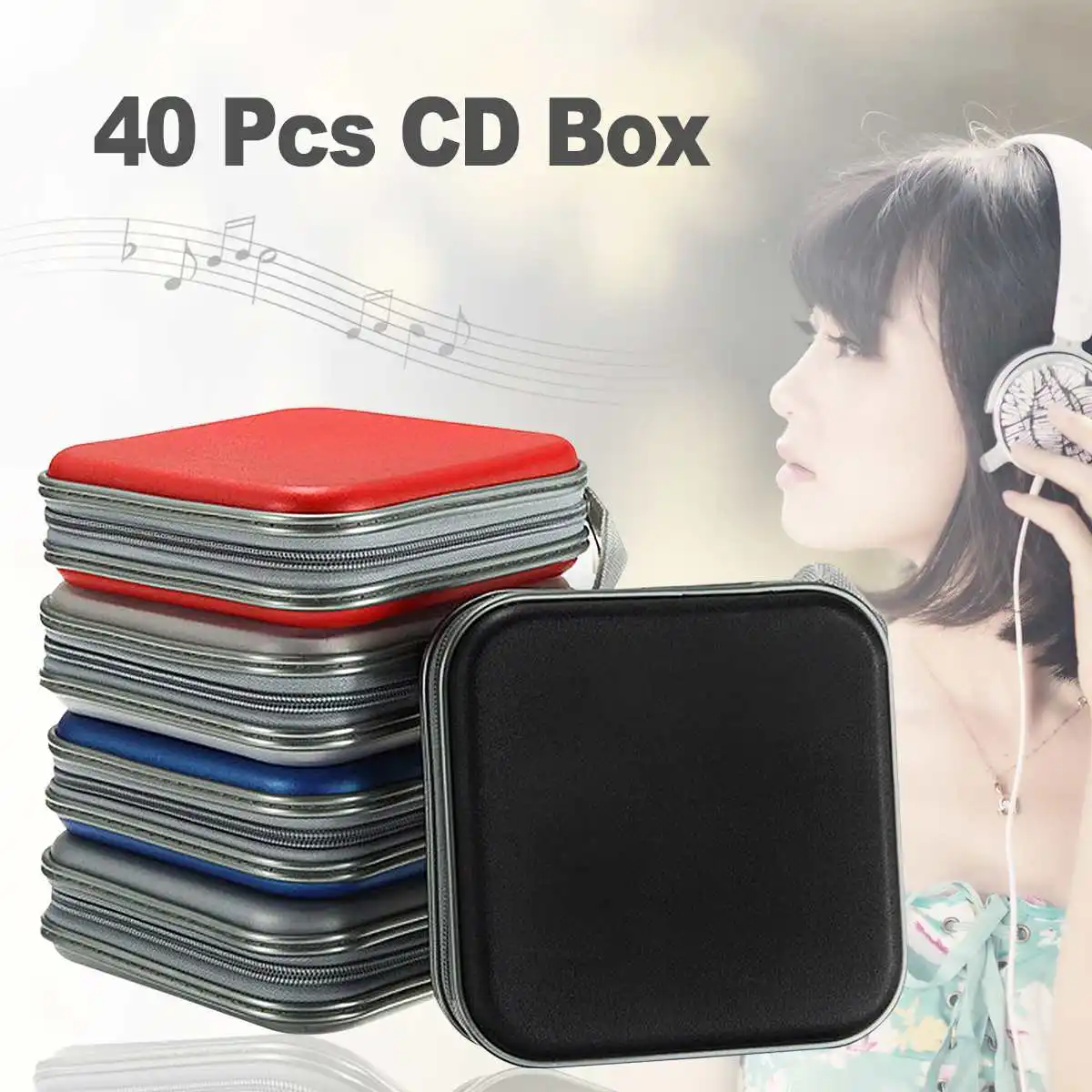 40 Disc Box Water Resistant Bag Portable CD DVD Organizer Wallet Case Plastic Portable CD Sleeve Hard Bag Album Box with Zipper
40 Disc Box Water Resistant Bag Portable CD DVD Organizer Wallet Case Plastic Portable CD Sleeve Hard Bag Album Box with Zipper