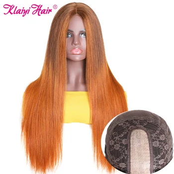 Klaiyi Hair Brazilian 4X2 PU Silk Base Wig Straight Lace Front Wig Remy Hair TL430 Color Straight Human Hair Wigs for Women
Klaiyi Hair Brazilian 4X2 PU Silk Base Wig Straight Lace Front Wig Remy Hair TL430 Color Straight Human Hair Wigs for Women